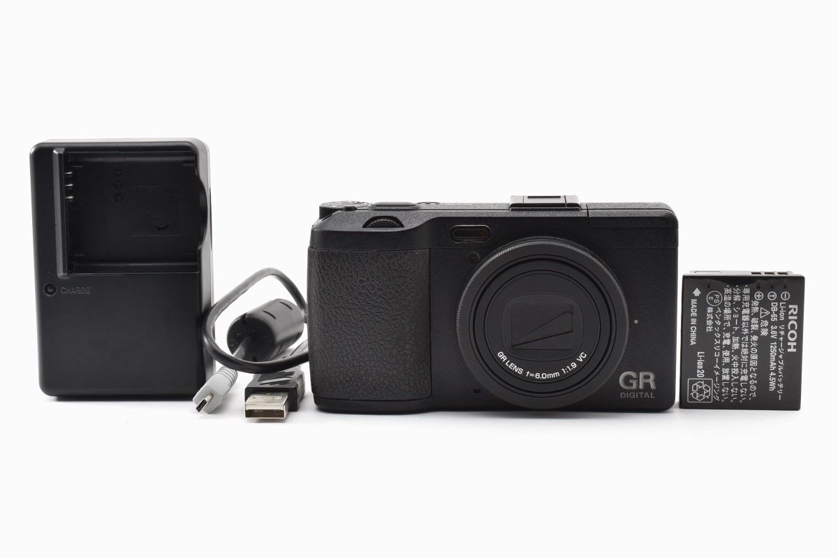 《ショット数1,966回 》RICOH リコー GR DIGITAL IV コンパクトデジタルカメラ コンデジ デジカメ #846W0744006