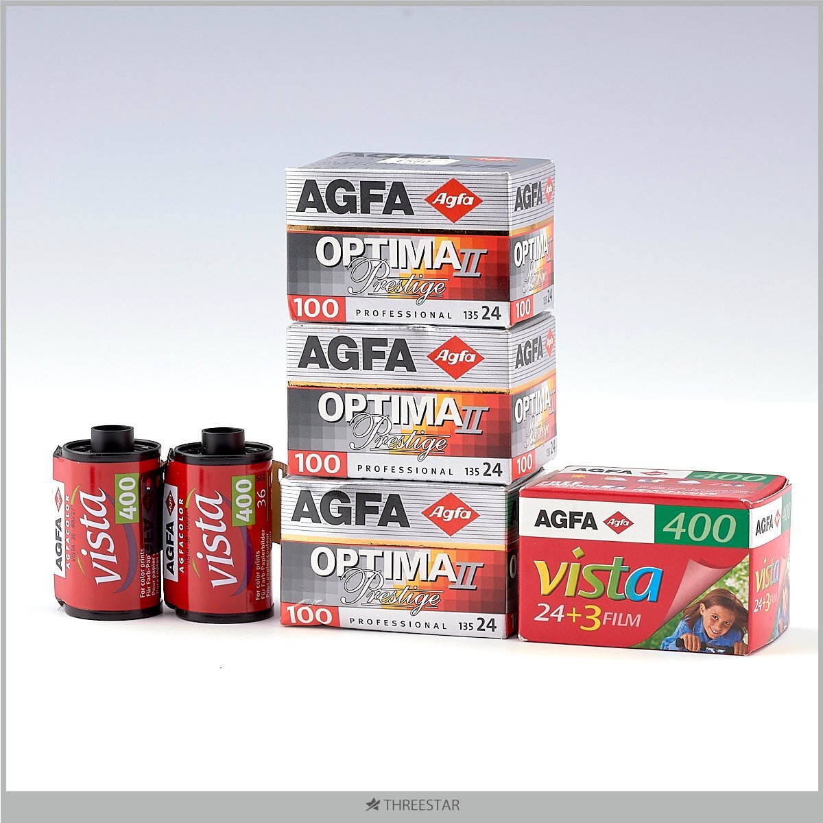 1円～ AGFA OPTIMA II Prestige/Vista 期限切れ フィルム 6本 セット アグファ【2】