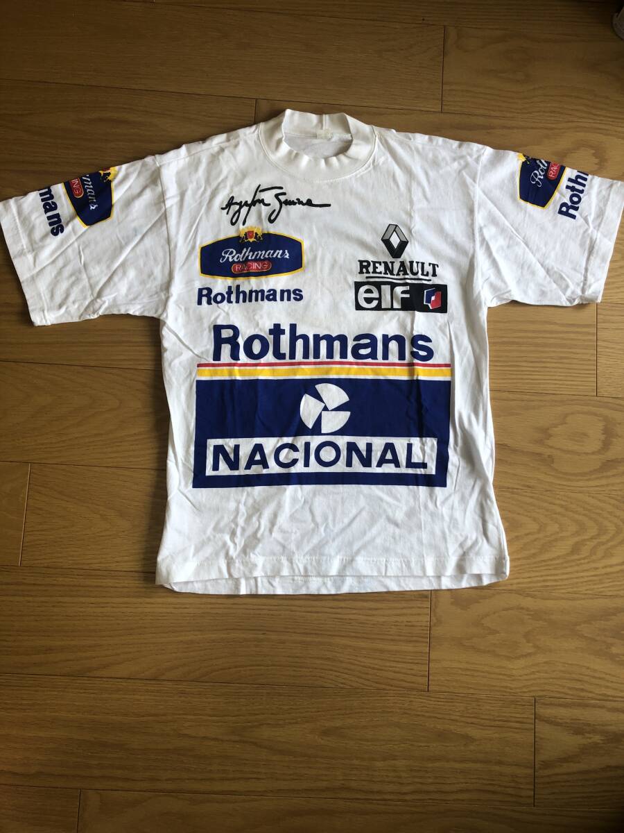 Ｆ1/Rothmans/アイルトン・セナ/Tシャツ