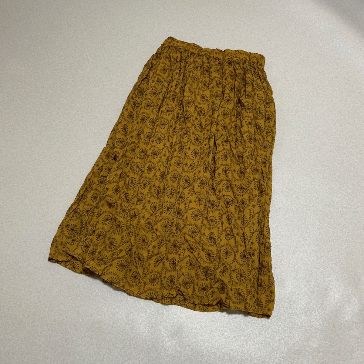 studio clip スタディオクリップ ウエストゴム　刺繍　スカート