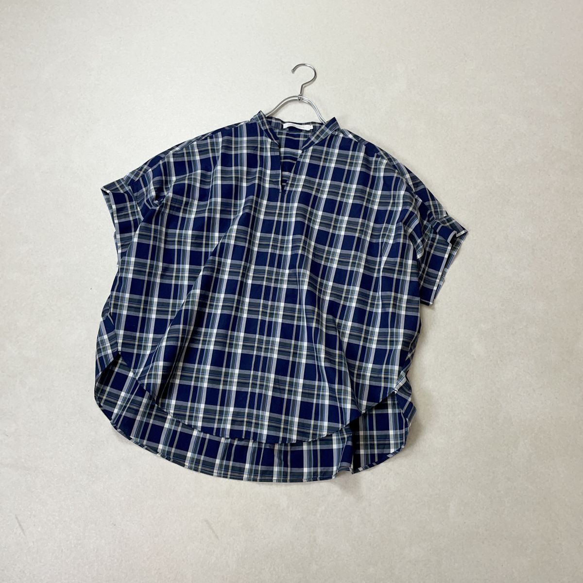 ☆ AMERICAN HOLIC アメリカンホリック チェック　プルオーバー 横幅ゆったり　体型カバー　ブラウス