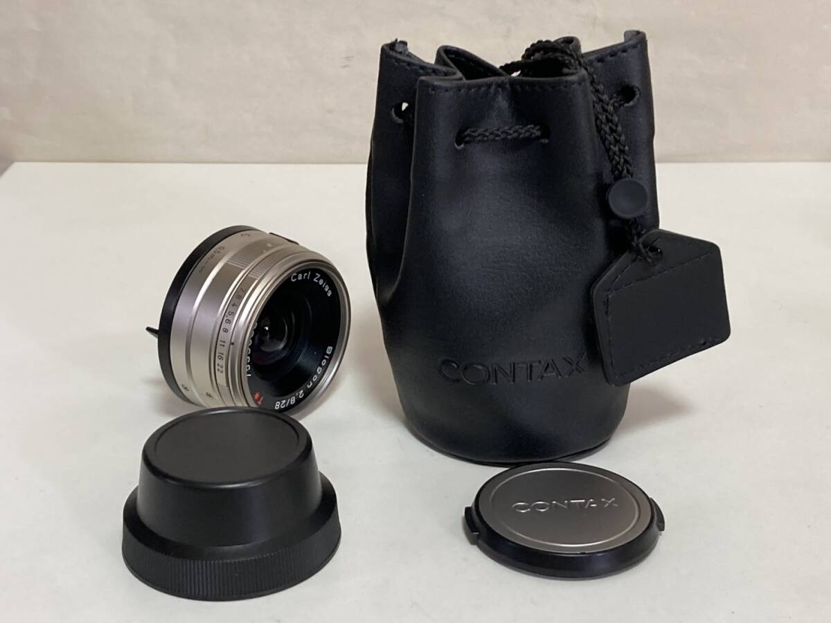 Carl Zeiss Biogon T* 28mm F2.8 CONTAX コンタックス Gマウント ビオゴン 広角 単焦点レンズ