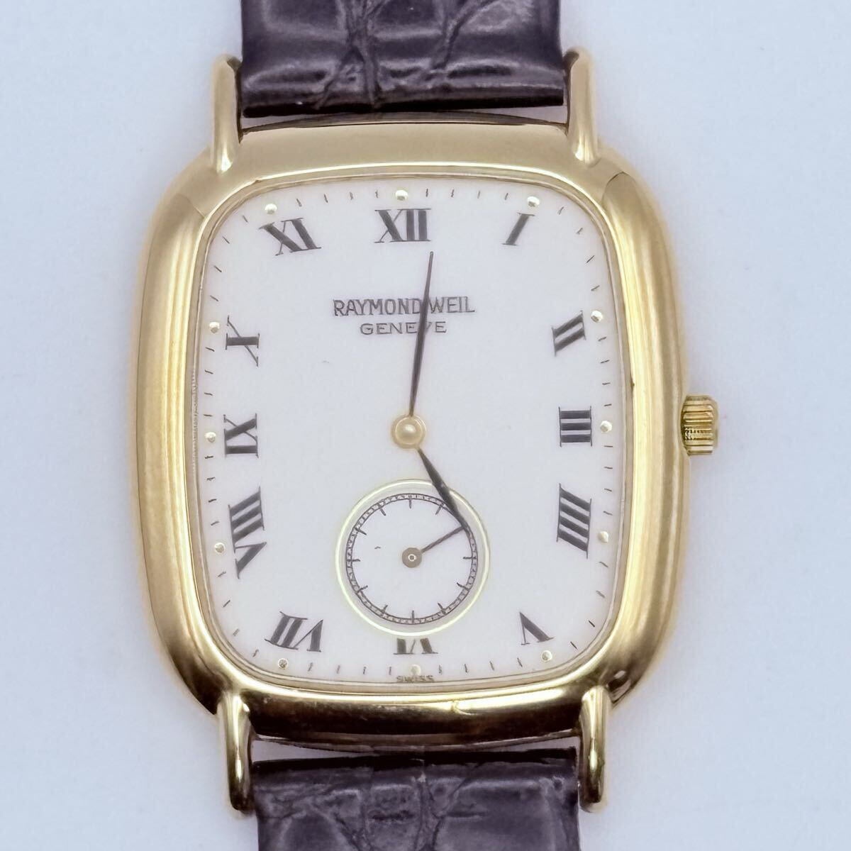 RAYMOND WILL レイモンドウィル GENEVE 18K GOLD ELECTRO PLATED 10M OC 腕時計