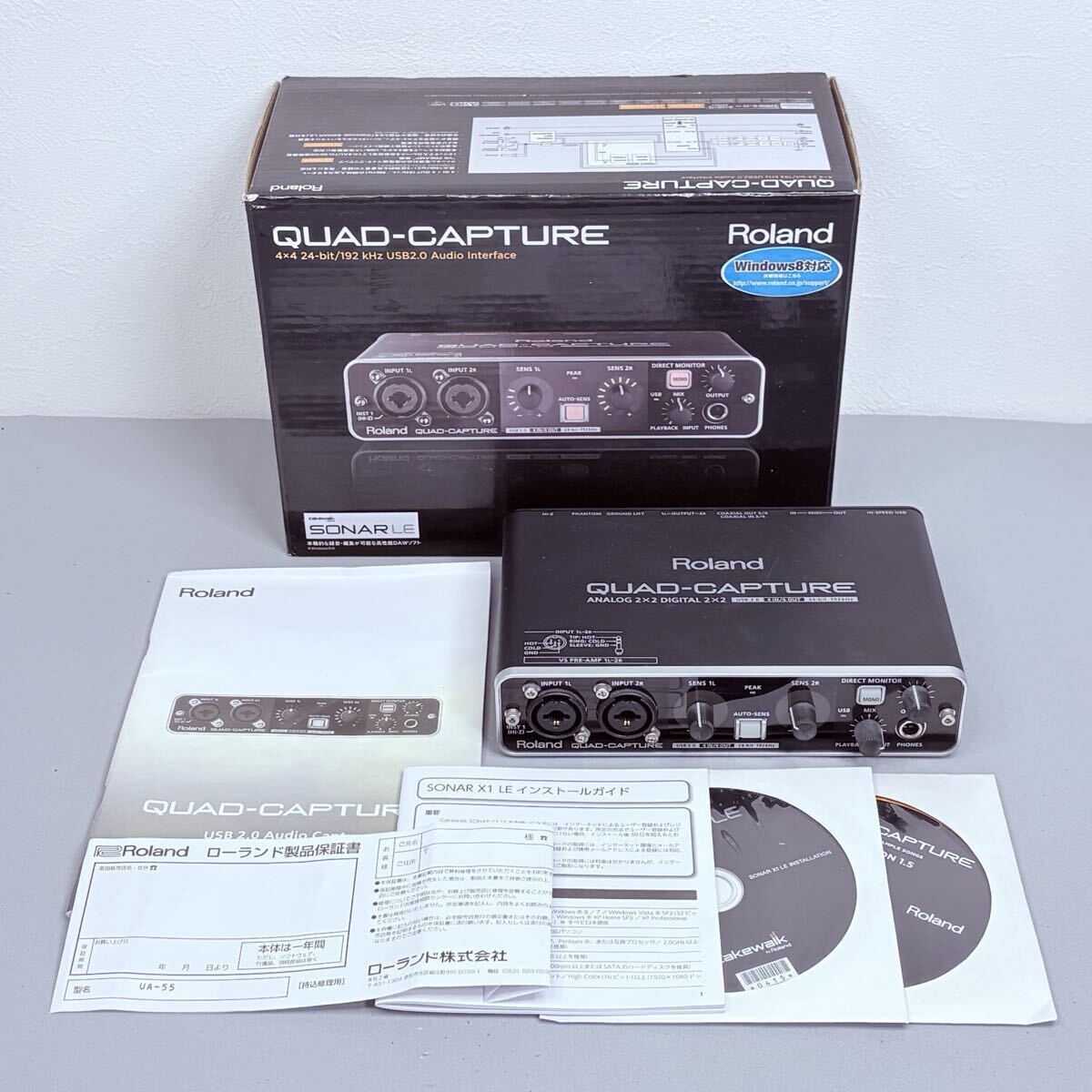Roland ローランド QUAD-CAPTURE オーディオインターフェース UA-55