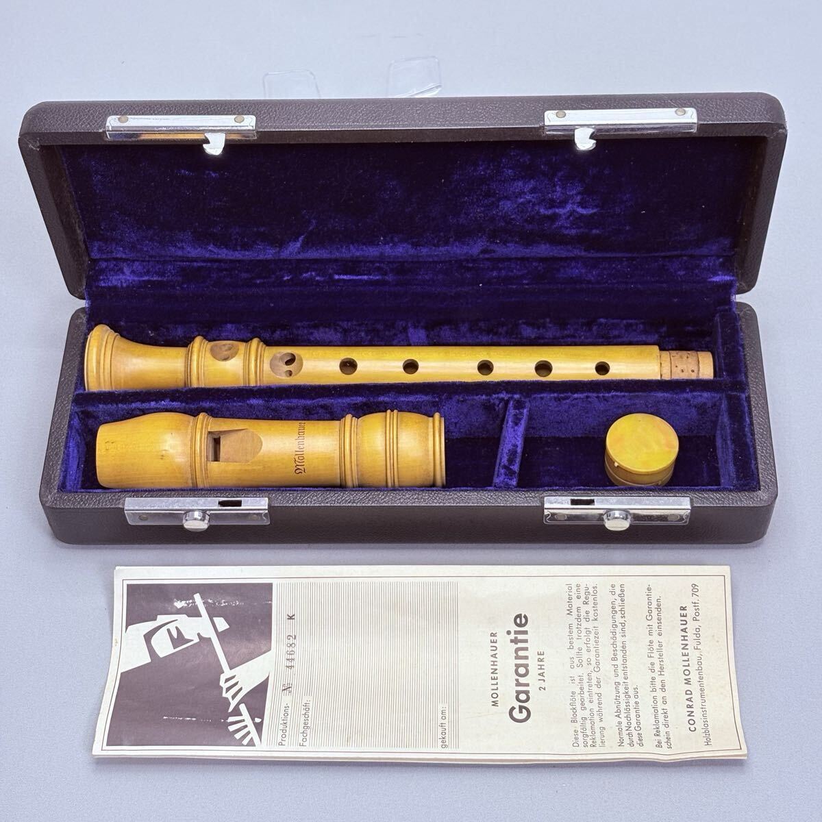 Mollenhauer モーレンハウエル 管楽器 木製 リコーダー