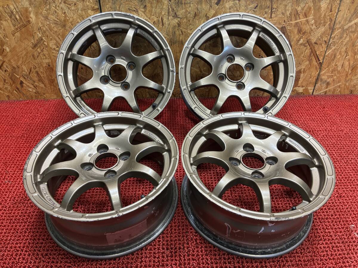 HART WINNERS WEAPON アルミホイール 14×6J ハブ72 PCD100 +38 4H アルミのみ 4本セット 売切!!