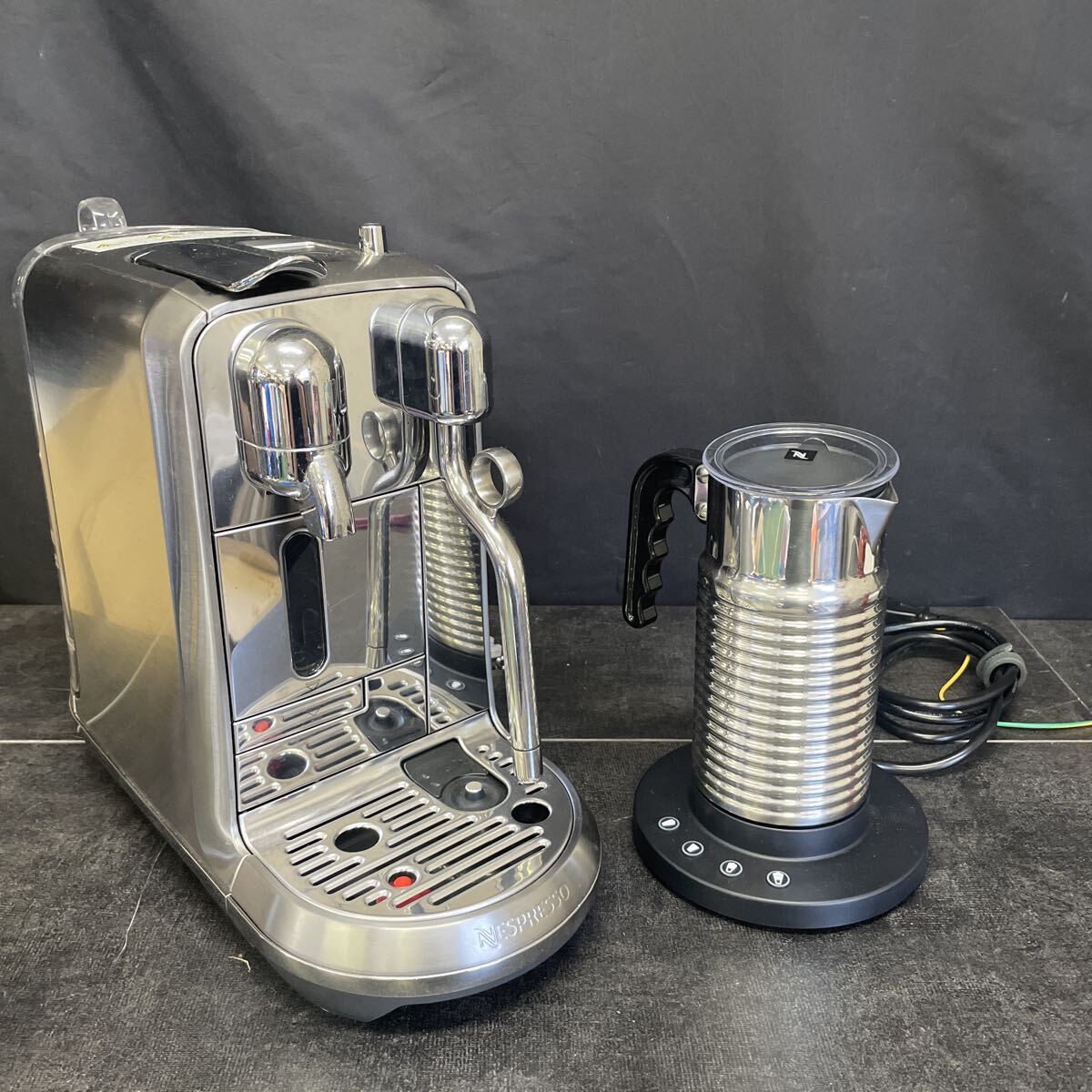 Nespresso ネスプレッソ コーヒーメーカー J520 エスプレッソ式 エアロチーノ4 Mod.4192 ミルク加熱泡立て器 通電確認済み 1