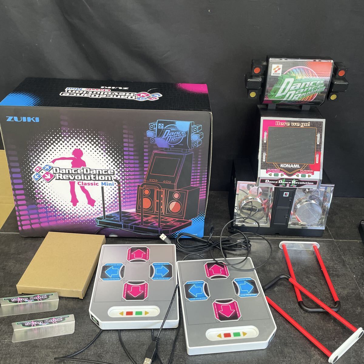 ZUIKI DanceDanceRevolution Classic Mini ZKDR-018 ダンスダンスレボリューション 箱付き 動作確認済み ダンレボ ミニゲーム機 1