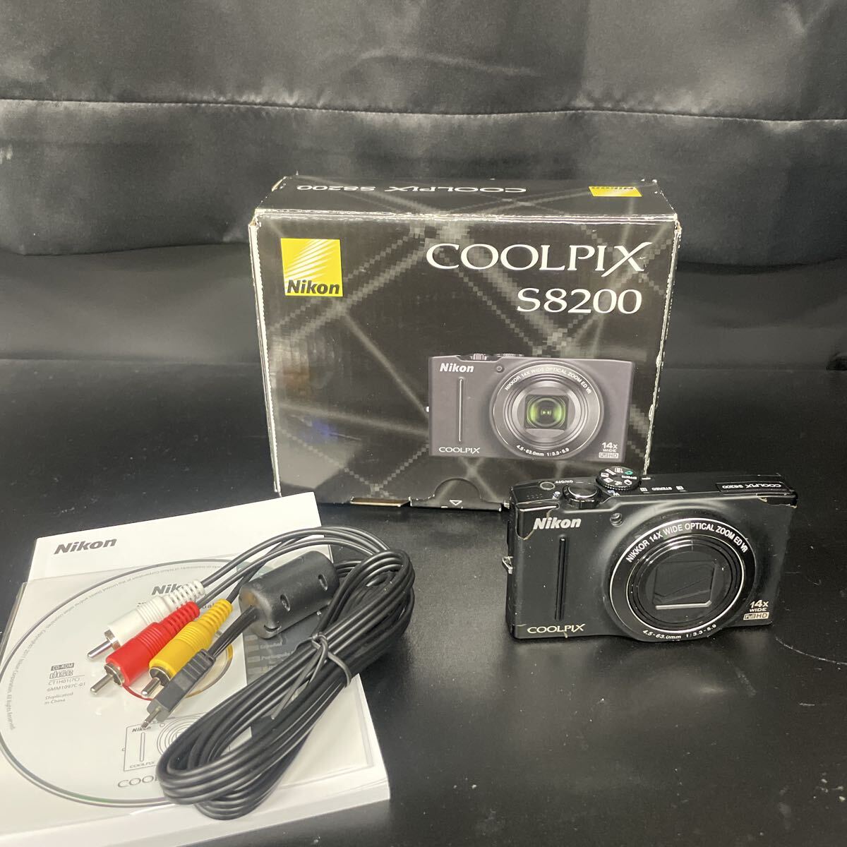 Nikon COOLPIX S8200 ブラック コンパクトデジタルカメラ 本体のみ 動作未確認 ニコン クールピクス デジカメ