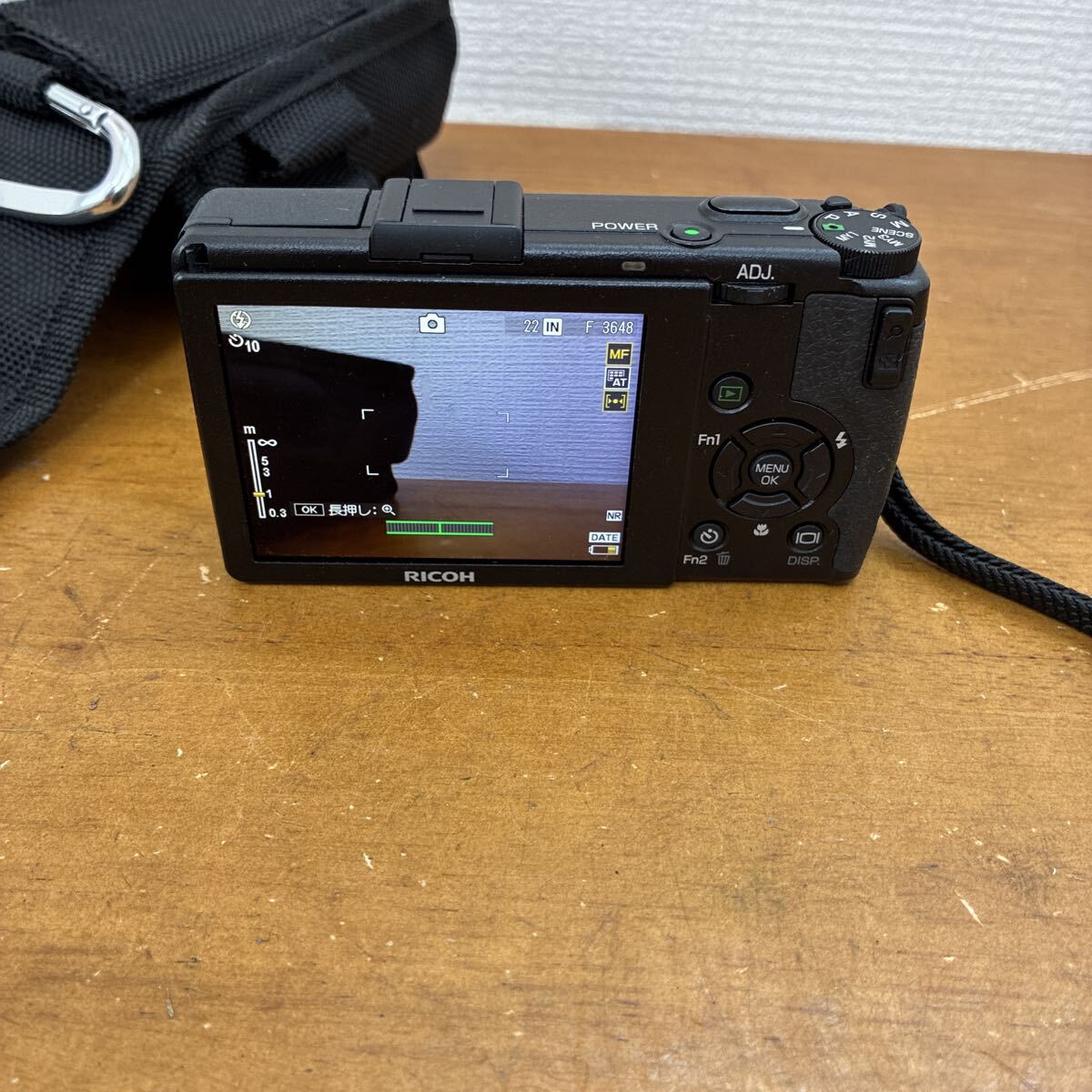 RICOH リコー デジタルカメラ ブラック コンパクトデジカメ GR DIGITAL 3 通電確認しました。