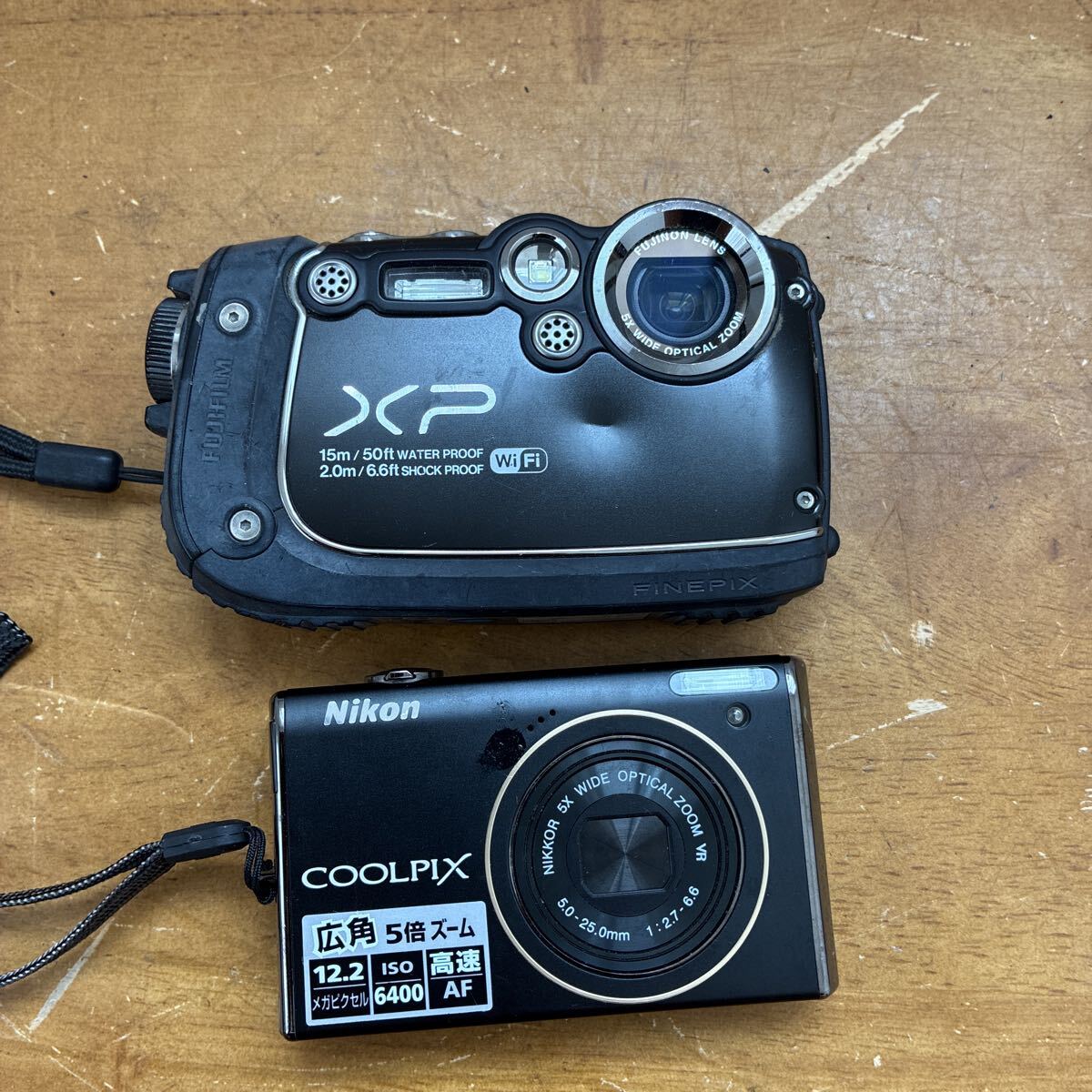 FUJIFILM FinePix XP200 Nikon COOLPIX S640 デジタルカメラ 2台セット 現状品