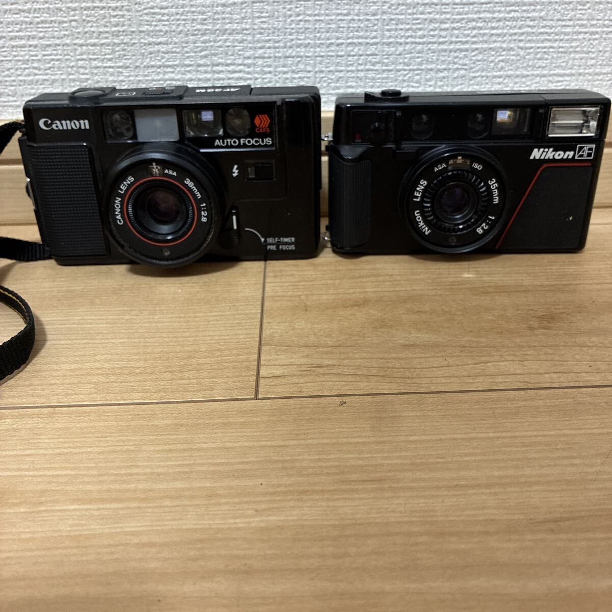 Canon AF35M ＆ Nikon L35AF フィルムカメラ 2台セット 現状品