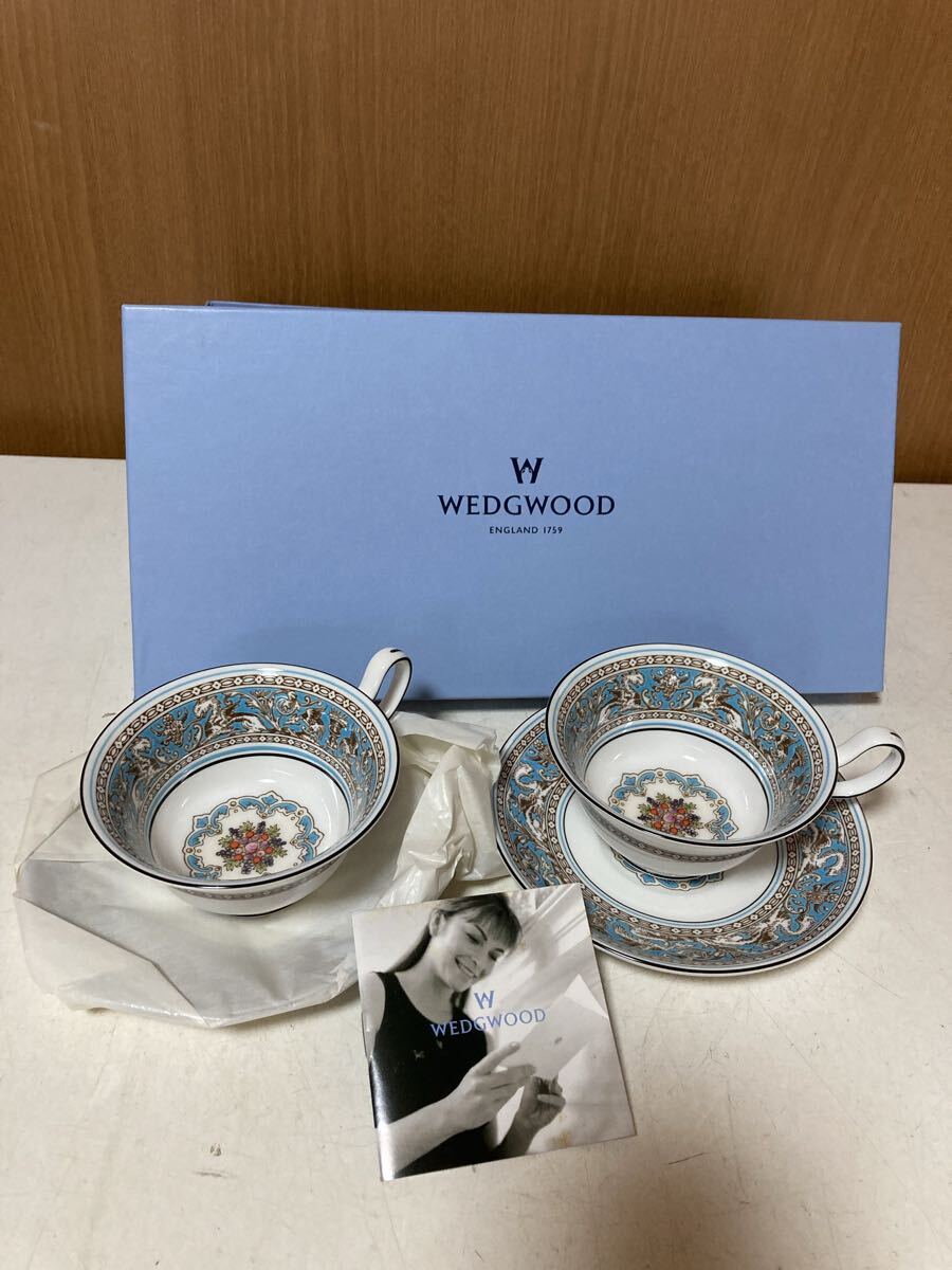 未使用　保管品　WEDGWOOD ティーカップ＆ソーサ　洋食器　コレクション　 ウェッジウッド ティーカップ