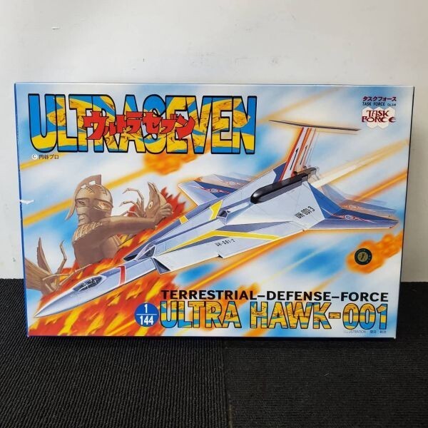 X160-C4-5062 未組立 TASK FORCE ULTRA HAWK-001 タスクフォース ウルトラホーク1号 ウルトラセブン 地球防衛軍 プラモデル レトロ OE
