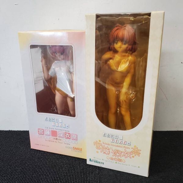 X146-P10-528 【未開封】KOTOBUKIYA コトブキヤ おねがい☆ツインズ 宮藤深衣奈 水着Ver. フィギュア グッドスマイルカンパニー OE