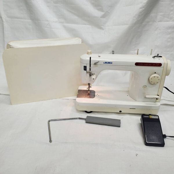 X124-K18-6638 JUKI ジューキ SPUR 21 シュプール TL-21 職業用ミシン ホワイト 縫い物 手芸品 ハンドクラフト 裁縫 ミシン 刺繍 通電OK OE