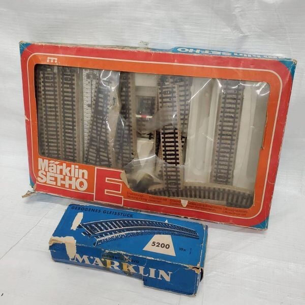 X105-O56-1347 Marklin メルクリン Mトラック レール 拡張 セット HOゲージ E 5190 曲線レール 5200 鉄道模型 ビンテージ レトロ OE