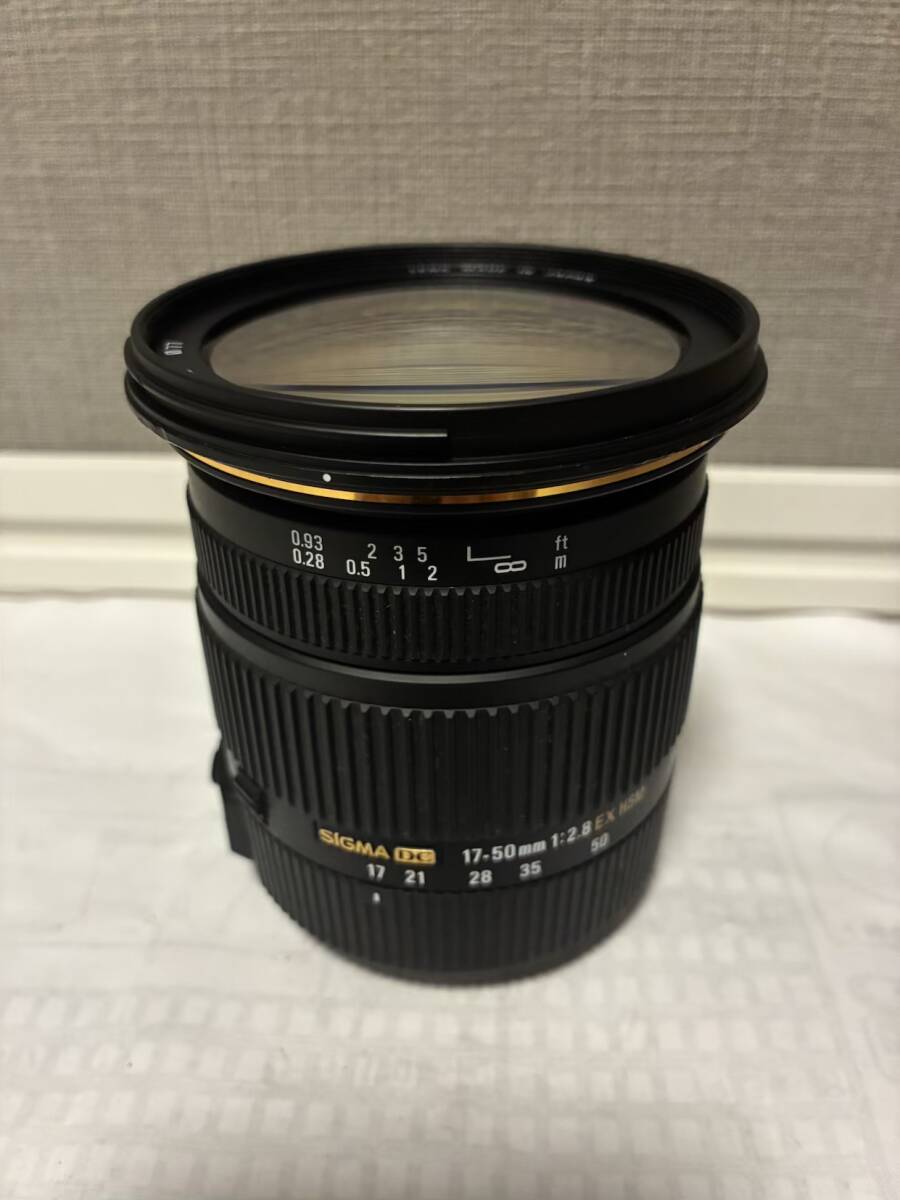 Sigma 17-50mm F2.8 EX DC HSM Canon用 AFレンズ シグマ EFマウント
