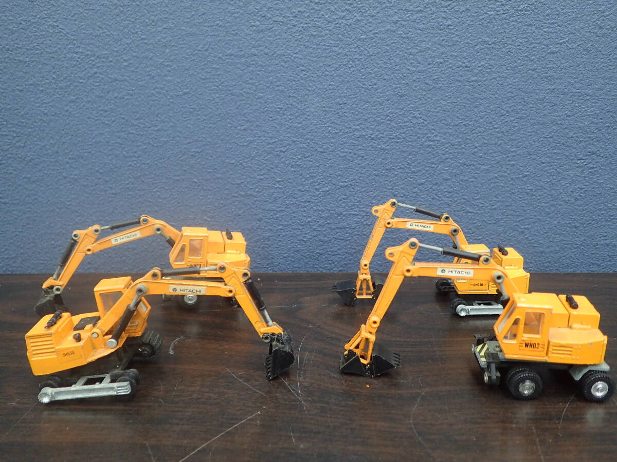 おまとめ GRIP ZECHIN グリップゼッケン 日立 HITACHI WH03 UH03D 4個 ホイールショベル 建設機械 ミニカー 日本製 激安1円スタート