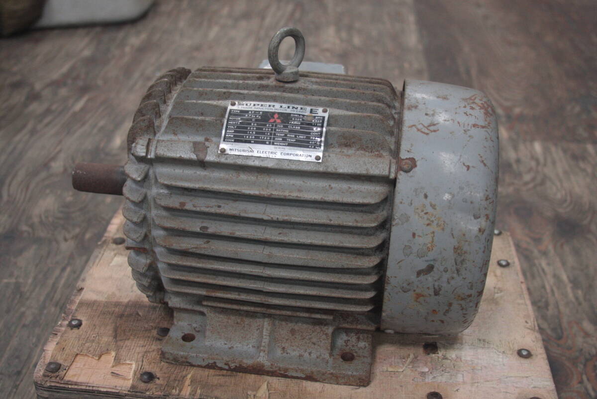 ∇324　三菱 3相　3.7kW・4P・E　三相200V　スーパーラインモーター SF-E　SUPER LINE E