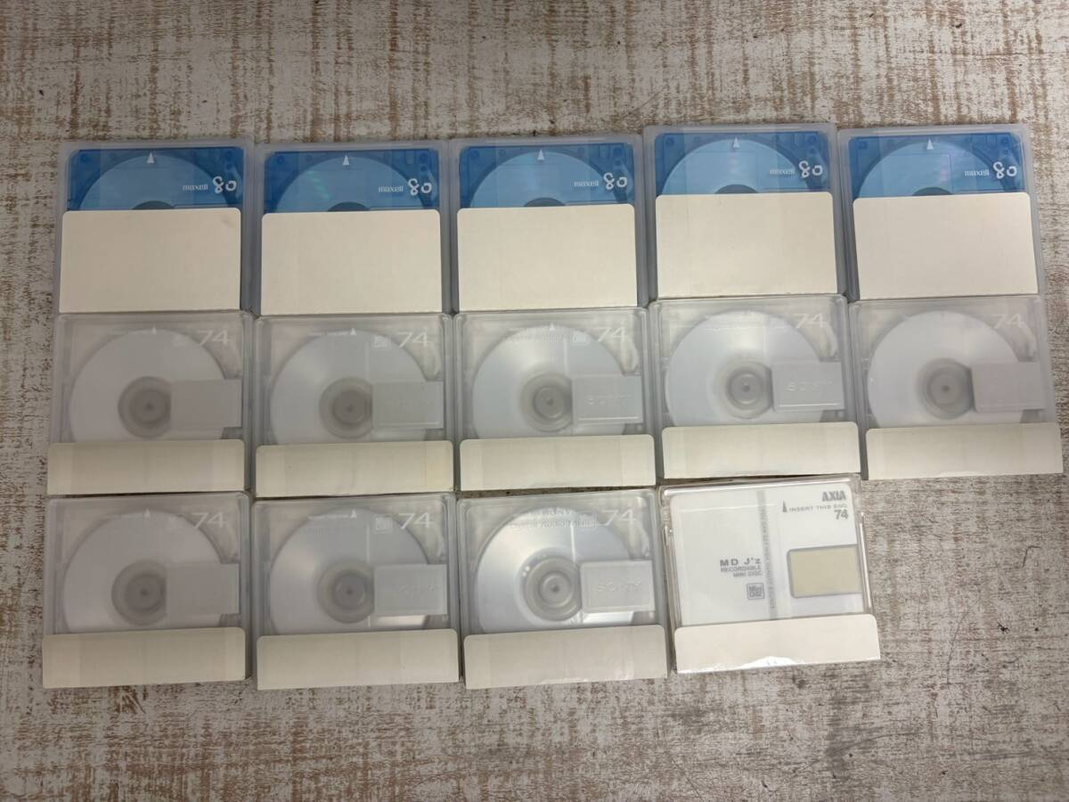 ★a-140 【未開封品】MD MDディスク 未使用 新品 SONY AXIA maxell など 74分 80分