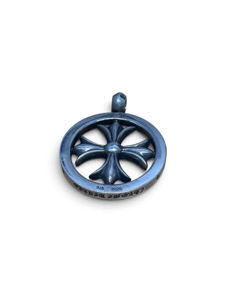 【925刻印あり】CHROME HEARTS/クロムハーツ メダリオン シルバー アクセサリー ネックレス ペンダントトップ 1円〜