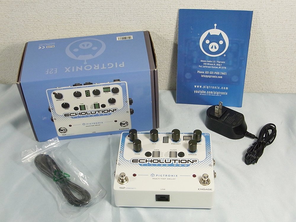 ◆ PIGTRONIX / Echolution 2 Filter Pro Delay ◆ピグトロニクス・ディレイ/エフェクター◆