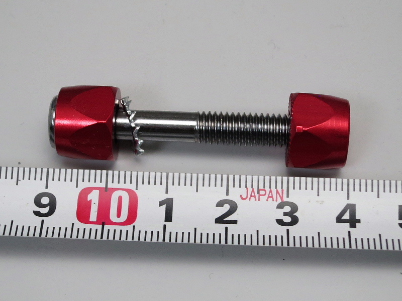 シートピン　6mm　レッド