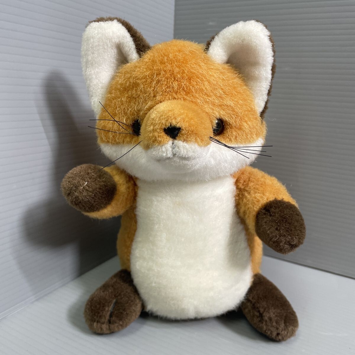 6b28★1000円～★ぬいぐるみの三英 狐 フォックス キツネ SAN-EI 整理品 おもちゃ 玩具 ゲーム ぬいぐるみ 動物 昭和レトロ