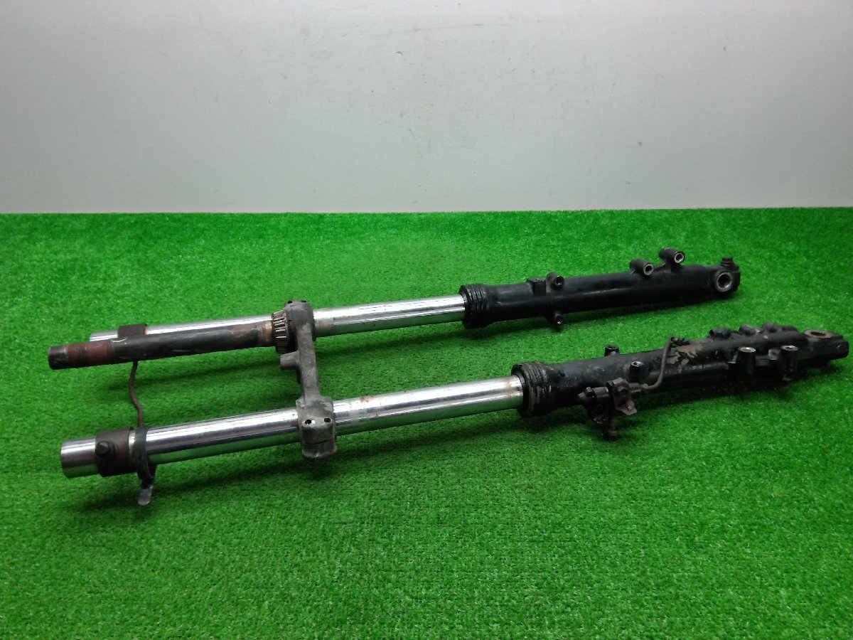 Z8I10 GPZ400F フロントフォーク ステム付き ベース 当時物 ZX400A T BHN