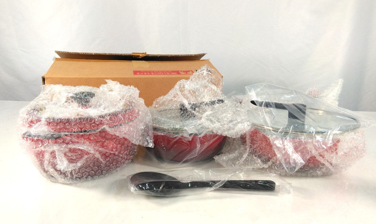 【美品】Bellfina THE PRIME GRAND SET ベルフィーナ フライパンセット 調理器具_LGE_D0728-G017