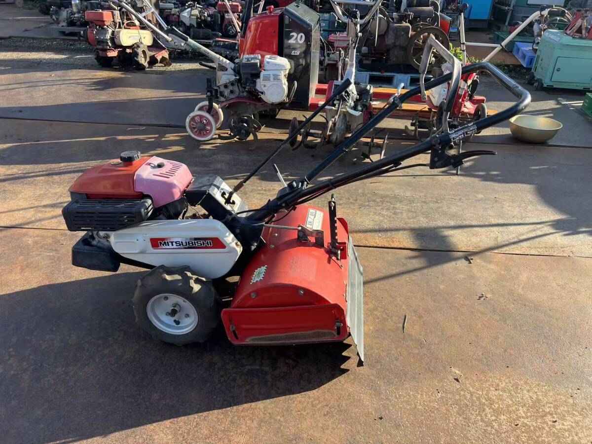 動画あり　秋田発　三菱 管理機 MMR60 マイボーイ セル 6馬力 作業幅50cm 正転逆転 耕うん機 家庭菜園