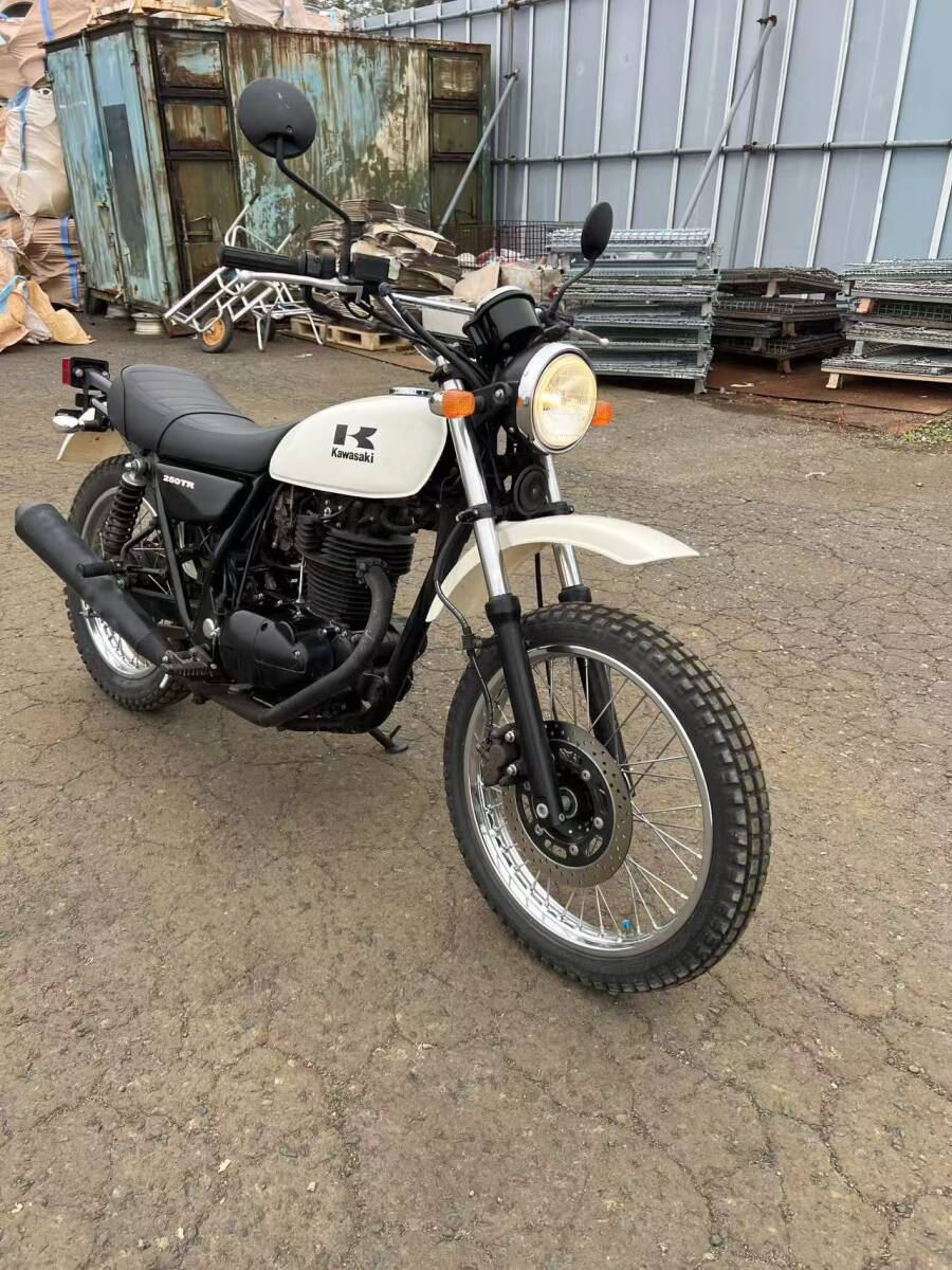 動画あり　秋田発　Kawasaki カワサキ 250TR BJ250F 4，275km ノーマル車両 低走行 書類あり 直接引き取り可能 　発送可　再出品