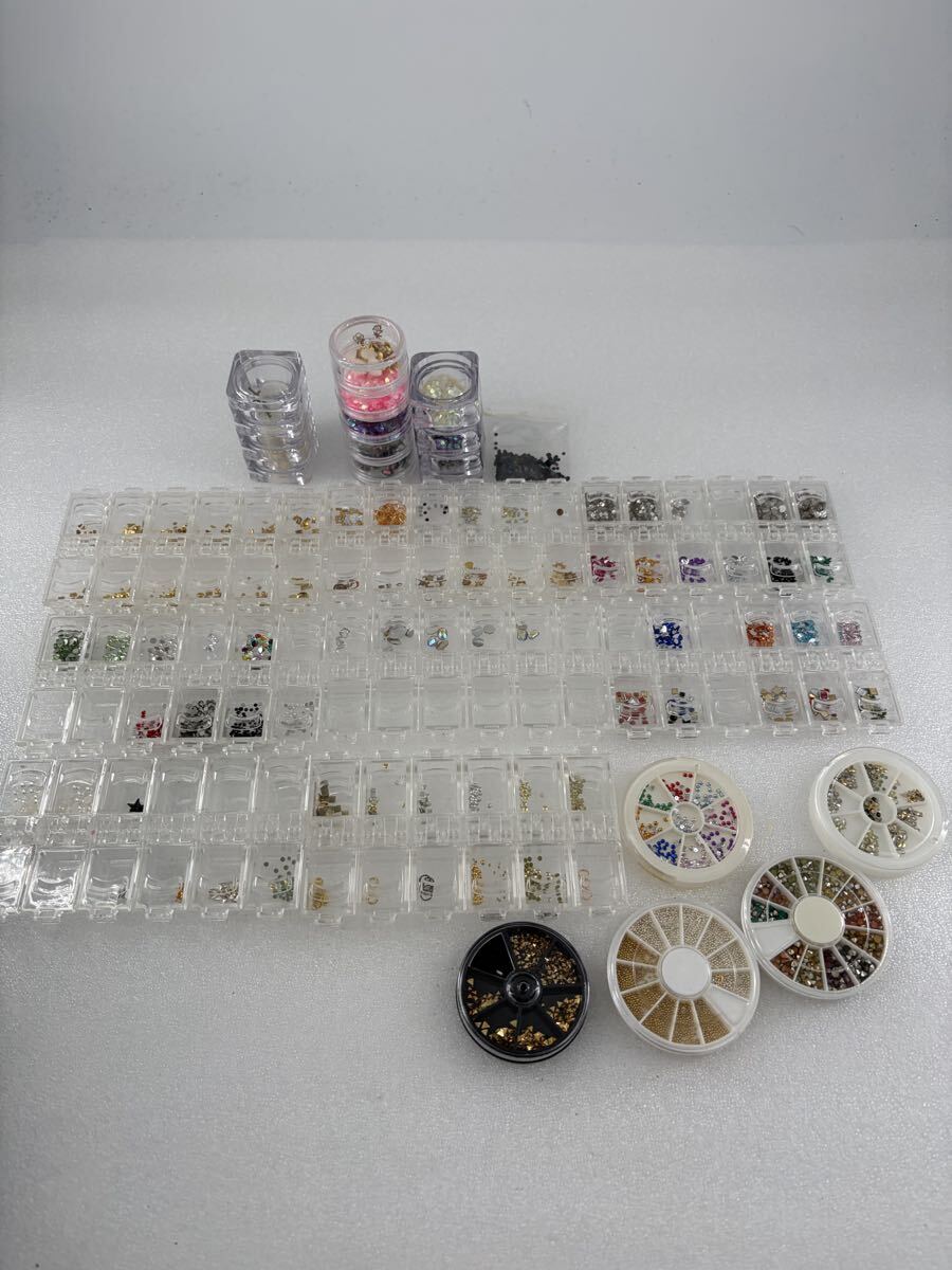 【1円スタート】アクセサリーパーツ　 ハンドメイド ラメ デコレーション ストーン