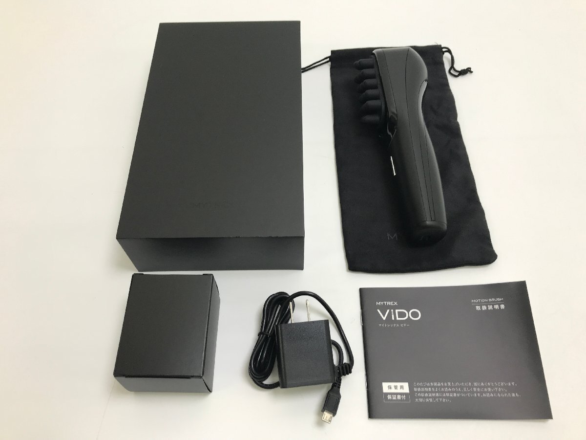 【7-6-1061】付属品完備 MYTREX VIDO マイトレックス ビドー モーションブラシ MT-VD22B 頭皮マッサージ 全身ケア 電動頭皮ブラシ 美容家電