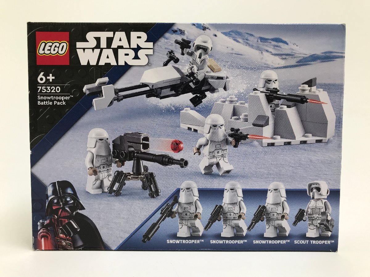 【9-3-9393】未開封品 LEGO レゴ STARWARS スターウォーズ スノートルーパー バトルパック 6+ 75320 105ピース
