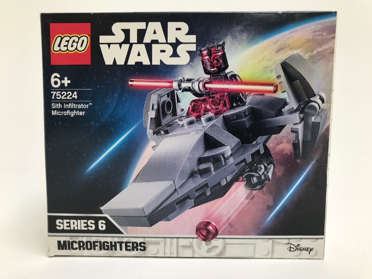 【9-3-9416】未開封品 LEGO レゴ STARWARS スターウォーズ シス・インフィルトレーター マイクロファイター 6+ 75224 92ピース 2019