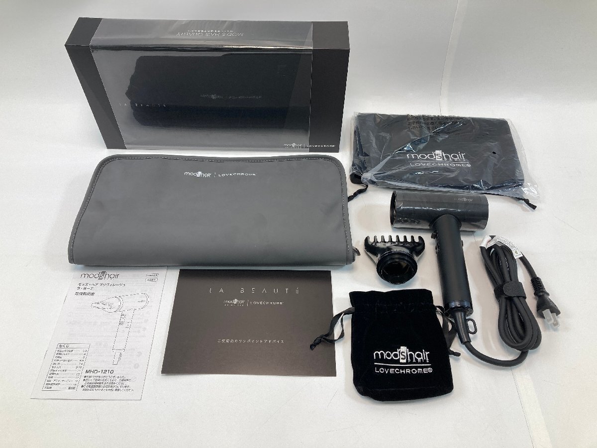 【9-6-2437】未使用品 mod's hair モッズヘア プリヴィレージュ ラ・ボーテ MHD-1210-K ブラック 黒 ヘアドライヤー 高風速 低温 ブロー