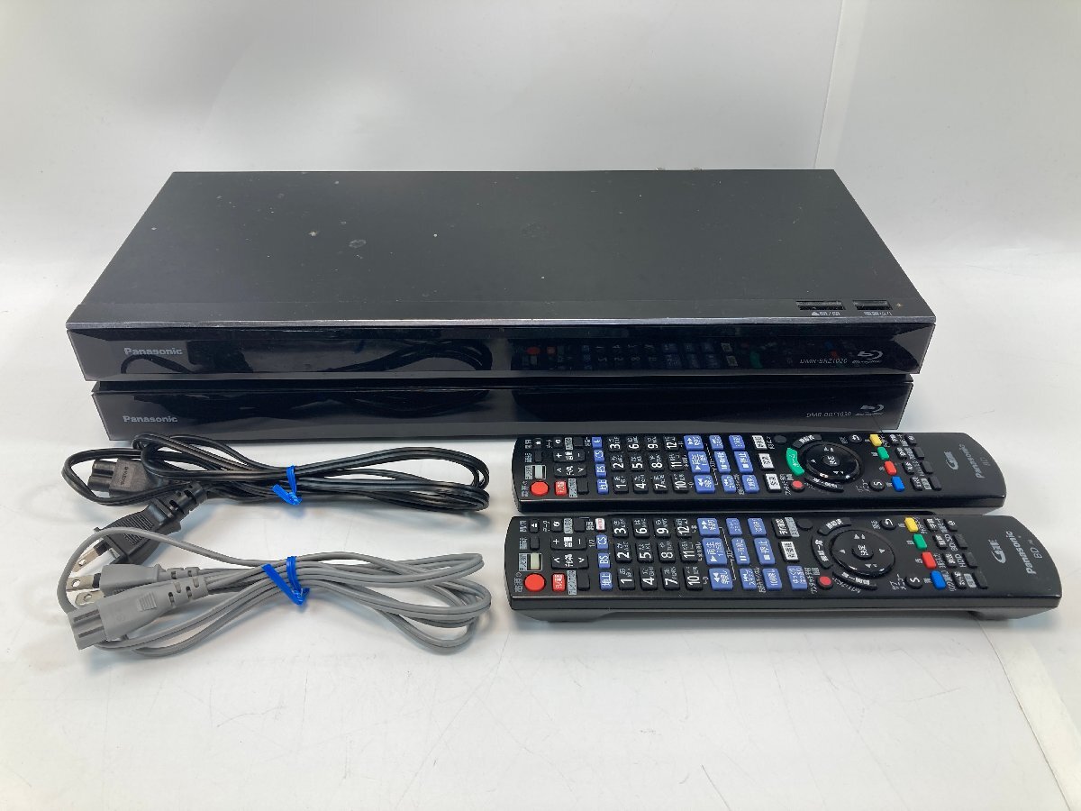 【S8-3-6820】Panasonic パナソニック DMR-BRZ1020 DMR-BRT1030 ブルーレイレコーダー BD HDD ハードディスクレコーダー ジャンク