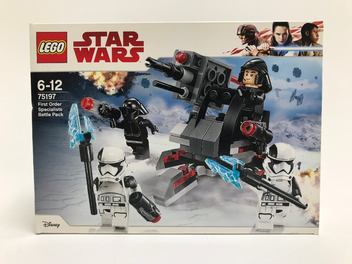【9-3-9348】未開封品 LEGO レゴ STARWARS スターウォーズ ファースト・オーダー・スペシャリスト バトルパック 6-12 75197 108ピース 2018