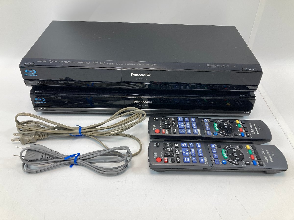 【S8-3-6837】Panasonic パナソニック DMR-BW690 DMR-BR585 ブルーレイレコーダー BD HDD ハードディスクレコーダー ジャンク