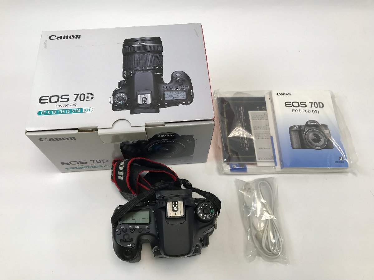 【S8-6-8070】ジャンク品 使用不可 レンズなし Canon EOS 70D ボディ キャノン デジタル一眼レフカメラ 起動確認済 ※エラーあり