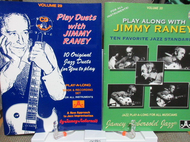 Jamey Aebersold Jazz Vol.20：Play Along with JIMMY RANEYと Vol.29：Play Duets with JIMMY RANEY　2冊まとめて　CD付き