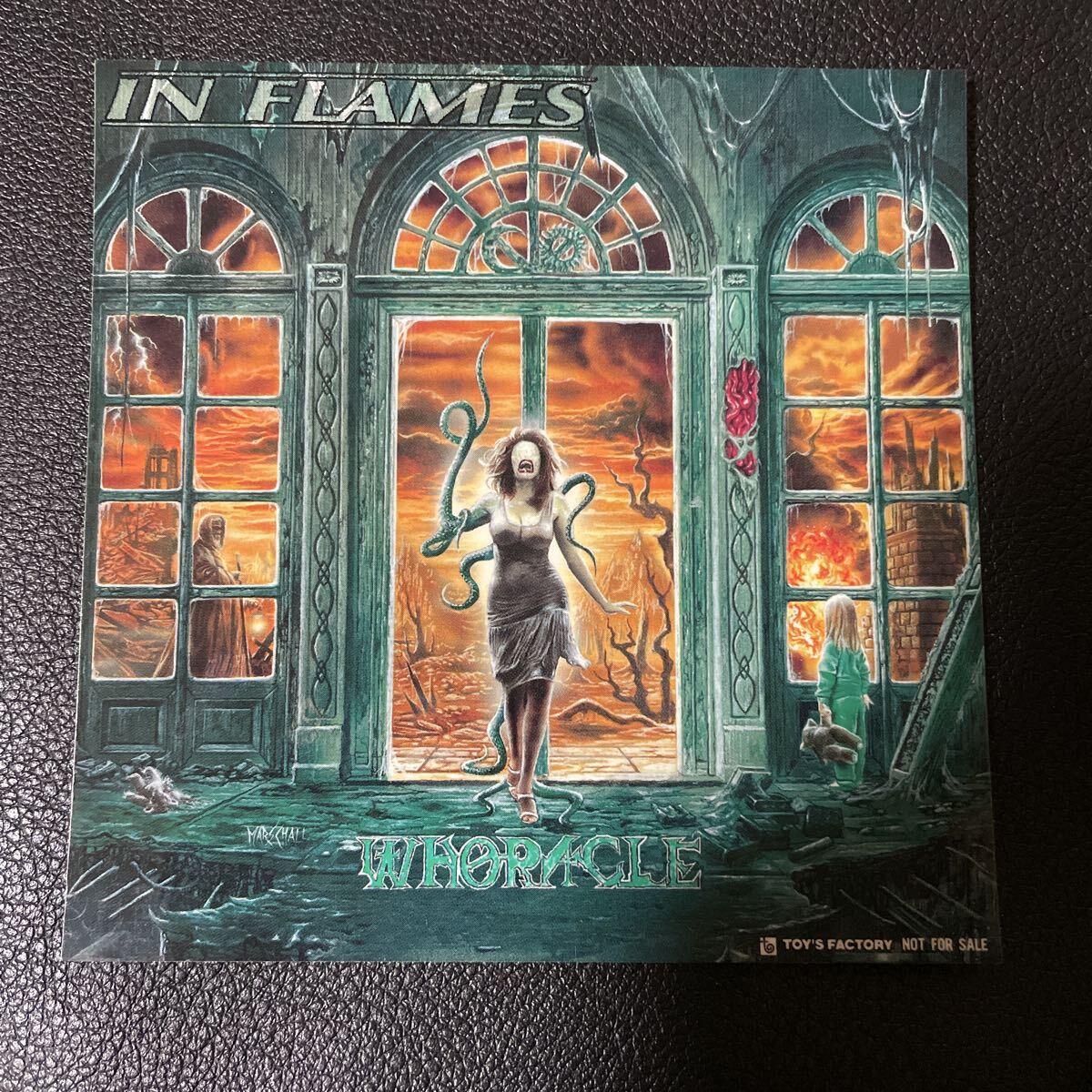 IN FLAMES イン・フレイムス　『WHORACLE』 ジャケットステッカー　dark tranquillity arch enemy