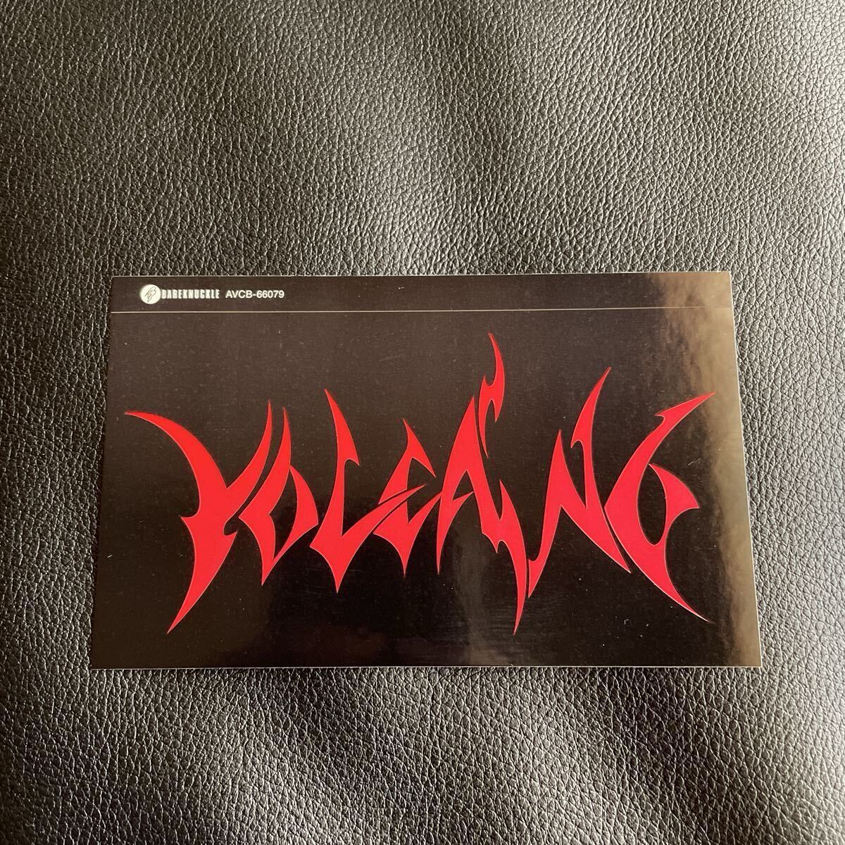 VOLCANO ヴォルケイノ　ロゴステッカー　gargoyle aion youthquake animetal