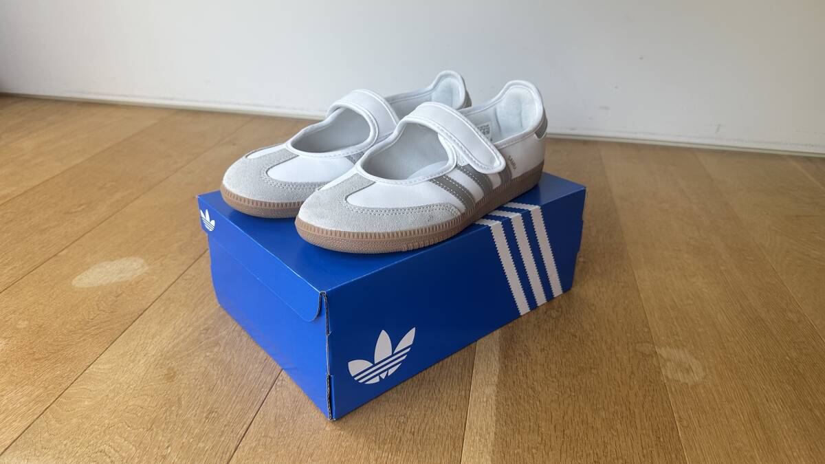 24cm 美品 adidas SAMBA JANE サンバ ジェーン ホワイト シルバー