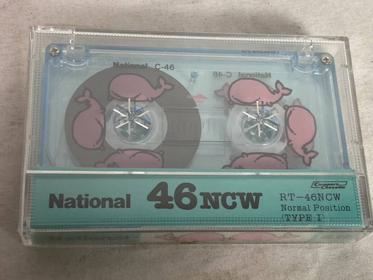 National ナショナル カセットテープ ノーマルポジション 46NCW RT-46NCW クジラ 46分 未開封品