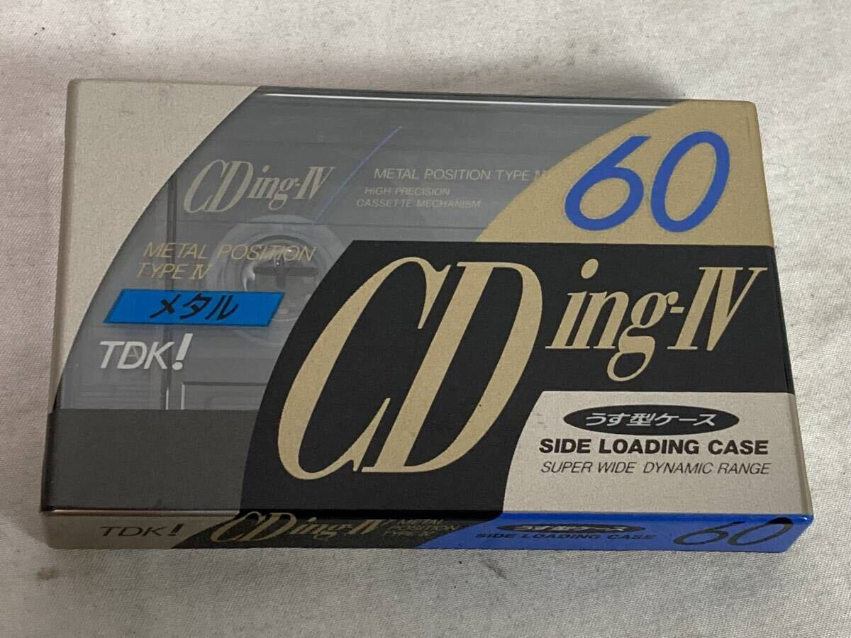 TDK! カセットテープ メタルポジション CDing-Ⅳ 60分 未開封品