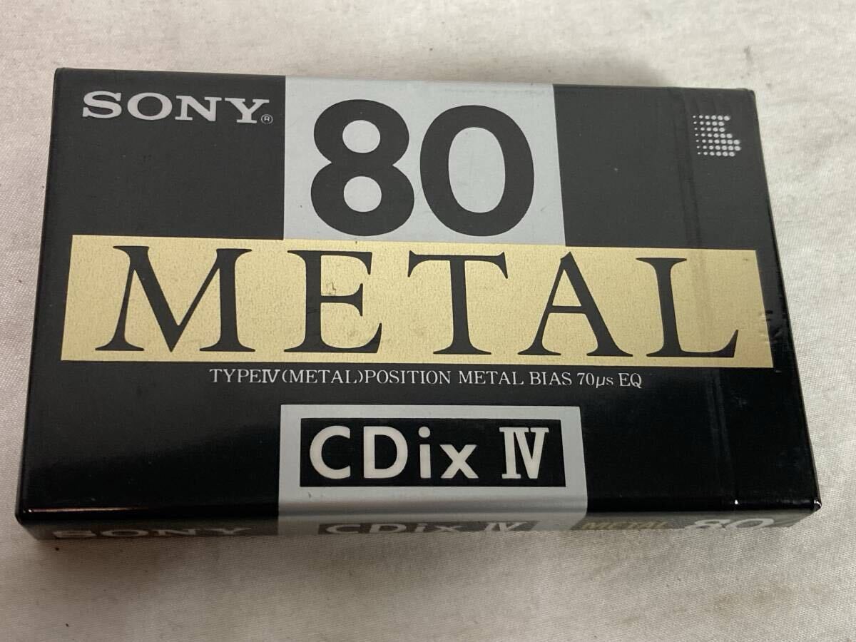 SONY カセットテープ メタルポジション CDix Ⅳ 80分 未開封品