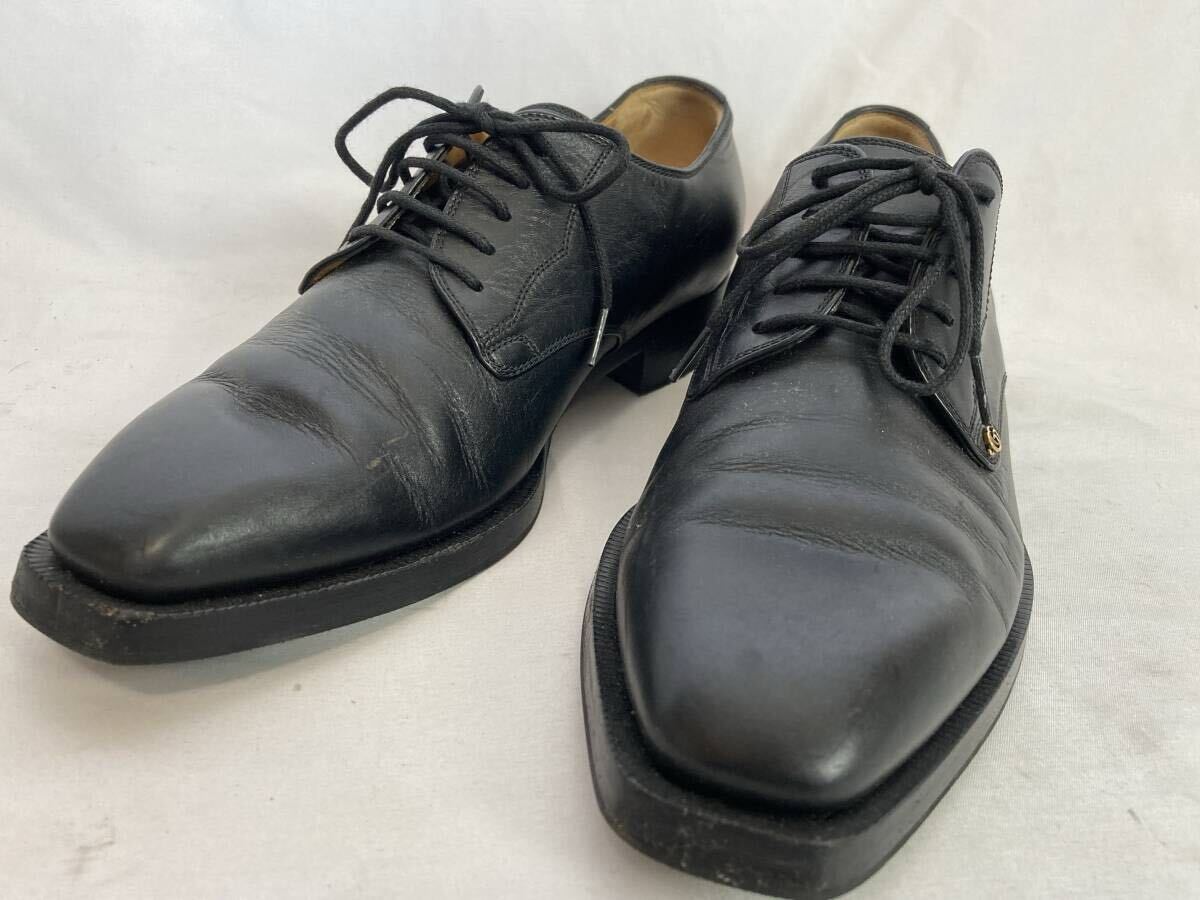 GUCCI グッチ レザードレスシューズ GGロゴ 643621 外羽根 メンズ 4 1/2